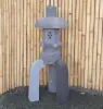  Product image 2 of the product “Japanese style Garden Lantern, made from Andesit Stone. Multipart. 120 cm Height, Stand is 50 cm width. ”